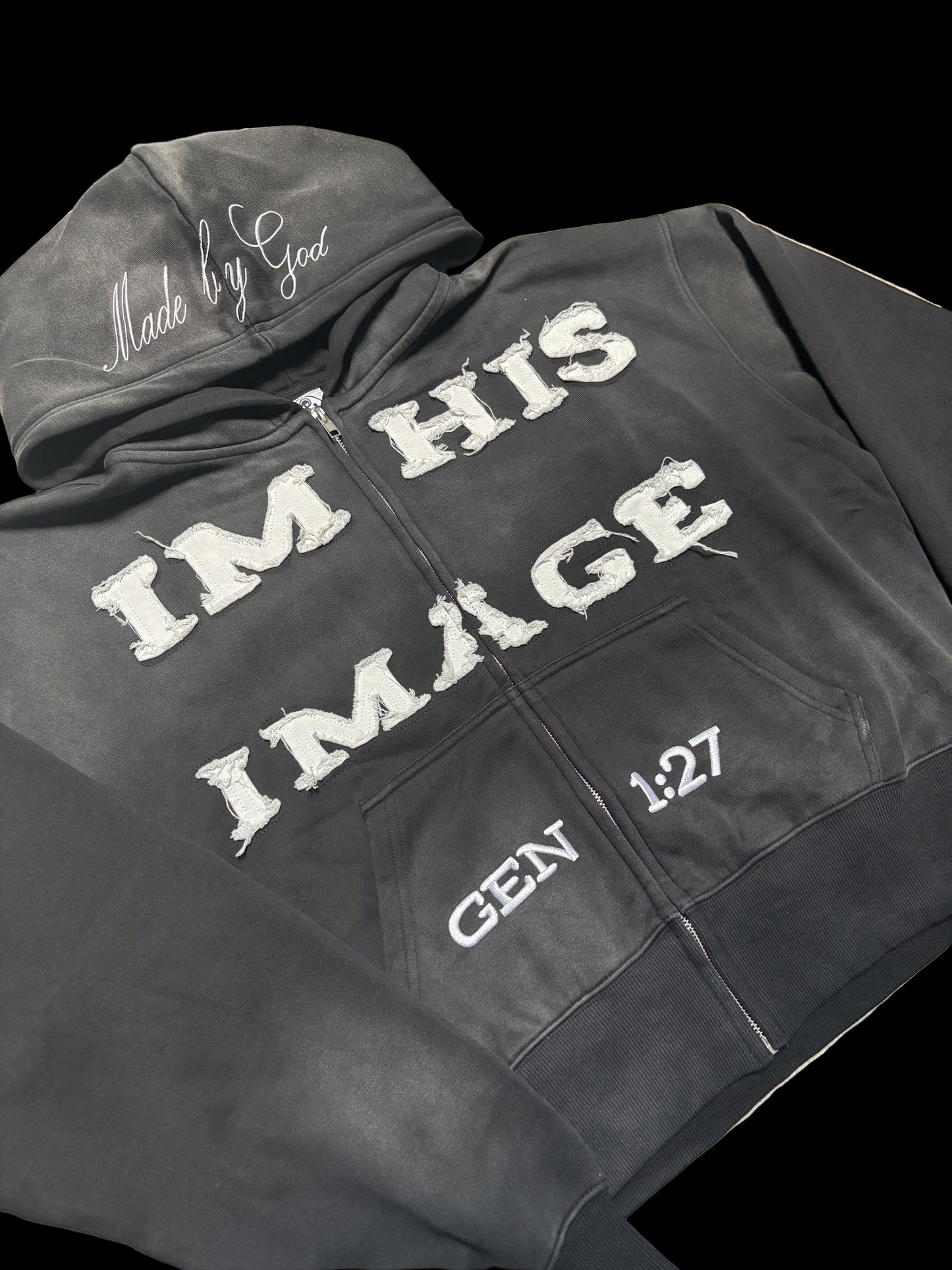 "IM HIS IMAGE" Zip-Up Hoodie