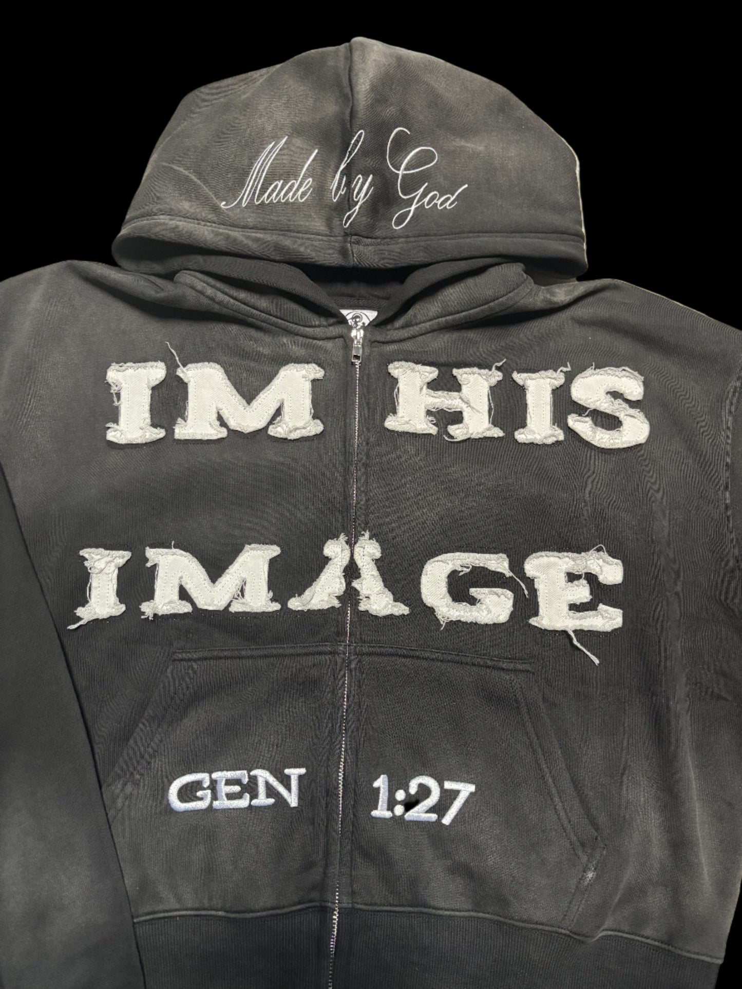 "IM HIS IMAGE" Zip-Up Hoodie
