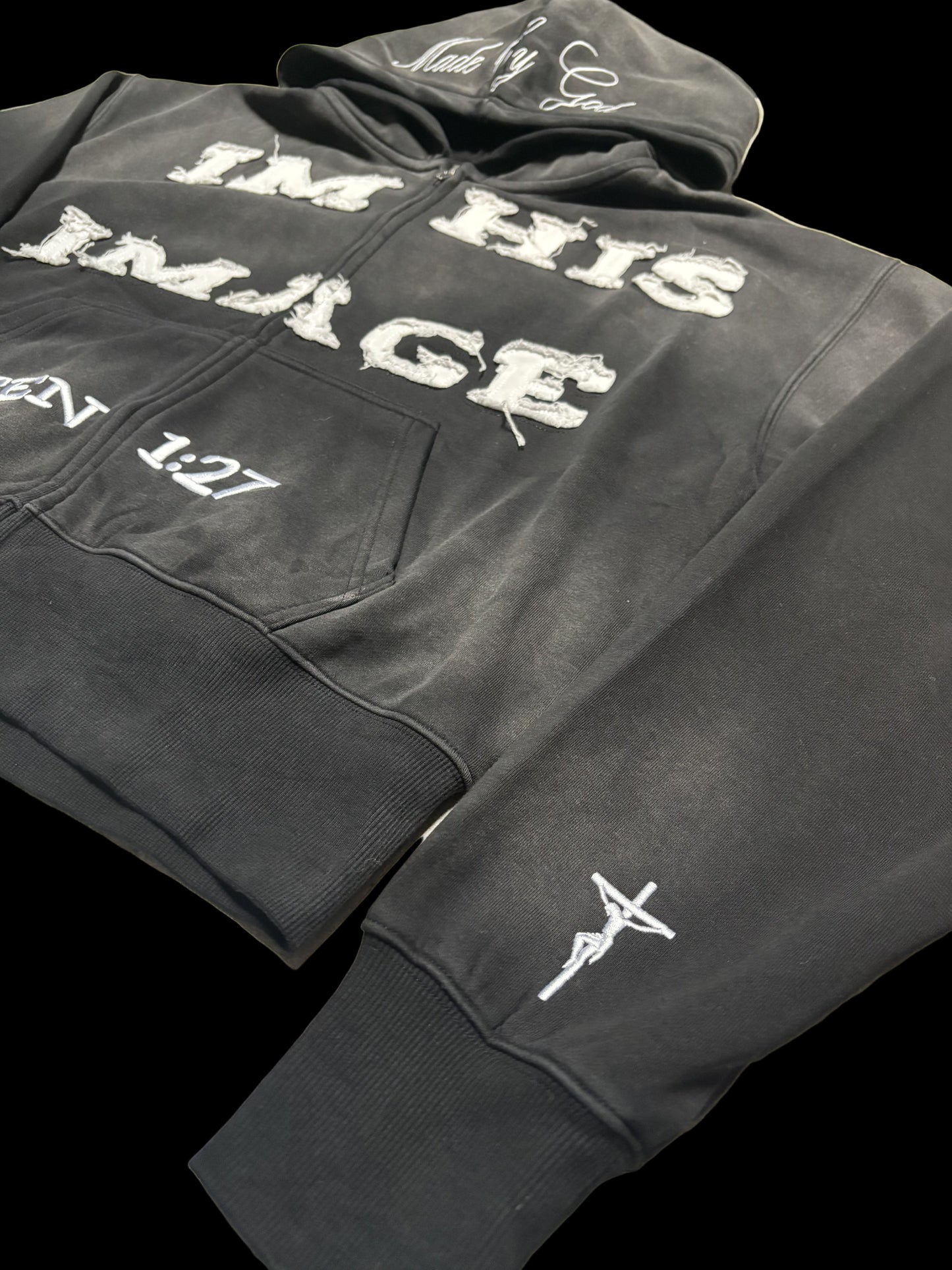"IM HIS IMAGE" Zip-Up Hoodie