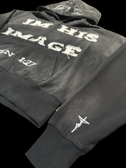 "IM HIS IMAGE" Zip-Up Hoodie