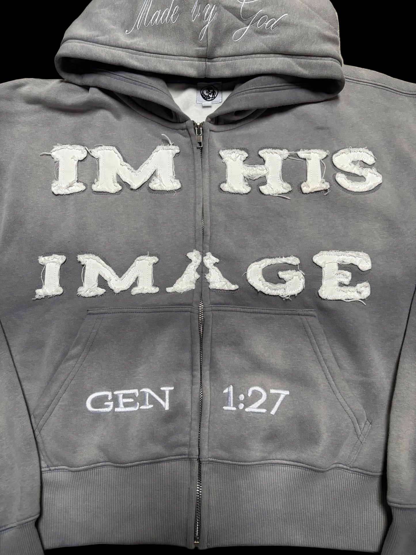 "IM HIS IMAGE" Zip-Up Hoodie